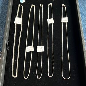 Sterling Silver Chain Necklaces